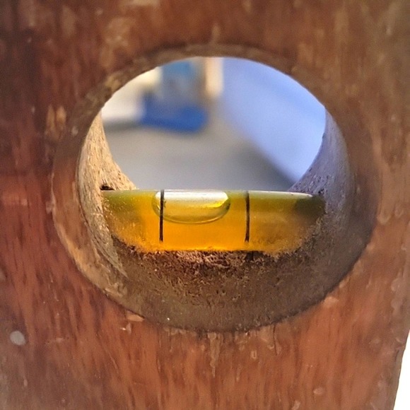 Vintage Wooden Level Works but Wood is Rough 12" x 2.5" - Picture 2 of 3